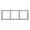 VLS100316 Рамка пластиковая на 3 поста (серый) Voltum S70 VLS100316