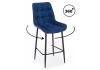 632580 Барный стул Челси 360 синий (zd 798) / черный np 632580