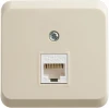KOMA-001K Розетка накладная Ethernet RJ-45 (кремовый) Systeme Electric Etude KOMA-001K
