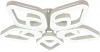 10280/5LED Потолочная люстра светодиодная с таймером Escada Sedna 10280/5LED 84Вт, с ПДУ, металл/акрил, белый (220V)