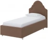 1915660 PROxSON Кровать Эльза (Ткань: Велюр Forest 514 Светло-коричневый) 90x190