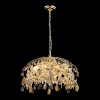 LSP-6041 Подвесная люстра Lussole Presidio LSP-6041 (220V, хрусталь, на цепи, листья)