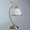 MA02401T/001 Bronze Настольная лампа Brizzi Almeria, 1 плафон, бронза с белым