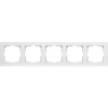 WL04-Frame-05-white Рамка на 5 постов Werkel Stark, белый