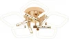 10265/5LED Потолочная люстра светодиодная Escada Lacerta 10265/5LED 85Вт, металл/акрил, золото (220V)