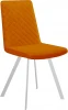 00-00058119 Стул 202 B17 TERRACOTTA, ножки белые Dikline 00-00058119