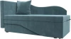 126119L Кушетка Гармония левая (Бирюзовый/Велюр) Лига Диванов арт.126119L