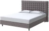 2013153 PROxSON Кровать Tallinn Boxspring Standart (Ткань: Велюр Gratta 7 Жареный миндаль) 80x200