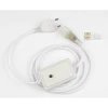 UCX-SP4/N22 WHITE 1 STICKER Провод электрический для светодиодных лент ULS-N22 RGB NEON 220В, 10x18мм, 4 контакта Uniel Neon UCX-SP4/N22 WHITE 1 STICKER
