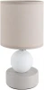8180/1T Настольная лампа Lumion Lalana 8180/1T светло-серый, керамика/текстиль E14 1*40W 220V (выключатель, шар, круглые)