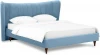 574797 Кровать Queen II Agata L ОГОГО (арт.574797), (Ткань/Голубой)