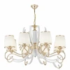 303857/8 Wh/Gd Подвесная люстра Arte Milano Florentia-3857 303857/8 Wh/Gd (220V, на цепи)