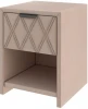 2027985 PROxSON Тумба Side (Ткань: Велюр Forest 730 Миндальный) 44x45