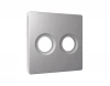 AP5133 Лицевая панель для двойной ТВ-розетки (сталь матовый) Ambrella Volt QUANT AP5133