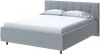 2013357 PROxSON Кровать Diamo без основания (Ткань: Велюр Gratta 3 Утренний туман) 160x200