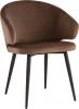 УТ000039138 Стул с подлокотниками Codo велюр коричневый Stool Group (арт.УТ000039138)
