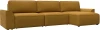 128489 Диван угловой Лига-048 НПБ лонг Лига Диванов (Велюр) арт.128489