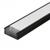 WAP-S-16/6/2000-BW Профиль алюминиевый накладной черный 16х6х2000мм Wolta WAP WAP-S-16/6/2000-BW