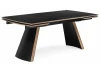 621516 Кухонный стол Woodville Симмонс 180(260)x90 shakespeare black / черный