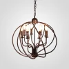 Cagie01 Подвесная люстра Cagie Dark Chocolate L8 By ImperiumLoft Cagie01 (220V, на цепи, свеча, шар)