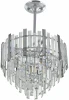 374409/6/300/400 CR Потолочная люстра хрустальная на штанге Arte Milano Sorrento-4409 374409/6/300/400 CR (220V)