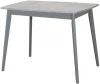RF 0001 Стол Oslo раскладной 100-130x80x76см, Бетон Лайт, серый Bradex Home RF 0001