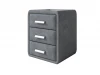 2062843 Тумба Soft Mebel (Ткань: Велюр Sohu Сталь) PROxSON 51x48 2062843