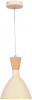 SLE1256-503-01 Подвесной светильник Evoluce SLE1256 SLE1256-503-01 Бежевый/Бежевый, Светлое дерево, Золотистый E14 1*40W (220V, на проводе)