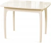 00-00060578 Стол М15 слоновая кость/стекло бежевое optiwhite Dikline 00-00060578