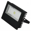 HL166L (068-001-0070) 6500K Прожектор уличный светодиодный Horoz, 1 плафон, черный с хромом и прозрачным
