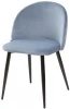 UDC7003G10856 Обеденный стул M-City MELODY пудровый синий, велюр G108-56
