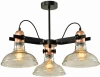 MD.20552-3-S-BK+AB Потолочная люстра на штанге Imex MD.20552-3-S-BK+AB