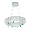 ML.2306.500 CR Подвесная люстра светодиодная хрустальная с регулировкой цветовой температуры Modelux MODELUX ML.2306.500 CR