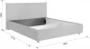 ZO.KM1.6-16.2170 Кровать с основанием Бест 160х200 см Mebelson (ДСП,Велюр/Капучино) арт.ZO.KM1.6-16.2170