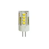 LED-JC-220/3W/3000K/G4/CL GLZ09TR картон Лампочка светодиодная кукуруза прозрачная G4 3W 3000K Uniel LED-JC-220/3W/3000K/G4/CL GLZ09TR