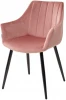 UDC8127BLV52 Стул M-City BELINDA BLUVEL-52 PINK, велюр