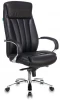 T-9922SL/BLACK Кресло руководителя Бюрократ T-9922SL черный кожа крестовина металл хром