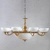 0848/8 AB Люстра подвесная Ambiente by Brizzi Merida, 16 ламп, бронза с белым