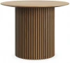 943376 Стол журнальный Mono Stripe D50/D29/H37,5 ОГОГО Обстановочка! (МДФ/Светлое дерево) арт.943376