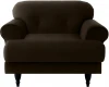 463179 Кресло Italia ОГОГО (арт.463179), (Ткань/Темно-коричневый)