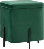 УТ000035896 Пуф Грейс квардрат с ящиком велюр зелёный УТ000035896