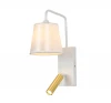 598/1A White/Brass Бра с спотом и выключателем Escada Comfy 598/1A White/Brass (220V)