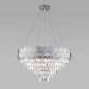 10113/8 хром/прозрачный хрусталь Strotskis Подвесная люстра Eurosvet Ariana 10113/8 хром/прозрачный хрусталь Strotskis