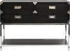46AS-CT4116-BL Консольный стол Garda Decor 46AS-CT4116-BL (Серебро/Серебро,Черный)