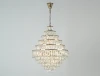 10125+15/C gold Подвесная люстра хрустальная Newport 10120 10125+15/C gold (220V, на цепи)