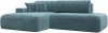 121408L Диван угловой Лига-036 НПБ Модерн левый угол (Бирюзовый/Велюр) Лига Диванов арт.121408L