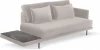 809971 Кушетка Ricadi ОГОГО (арт.809971), (Ткань/Серый,Белый)
