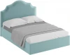 597952 Кровать Queen Victoria Lux ОГОГО (арт.597952), (Ткань/Бирюзовый)