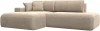 121407L Диван угловой Лига-036 НПБ Модерн левый угол (Бежевый/Велюр) Лига Диванов арт.121407L