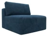 129548 Модуль диван Лига-060 НПБ (ЛДСП,Брус,Фанера,Велюр/Синий) Лига Диванов 129548